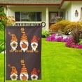 thumbnail image 3 of Wukai Fall Gnomes Print Garden Flag 12.5x18 Inch Double Sided Sun-resistant Rain-resistant, Wrinkle-resistant Colorfast(Only Flag), 3 of 7