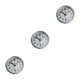 thumbnail image 3 of Kearding Plástico Práctico y respetuoso con el medio ambiente - Movimiento de cuarzo artesanal Cabezal de reloj Simple Plata árabe de moda Type1 NO1, 3 of 6