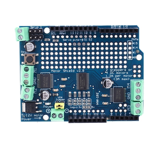 Ndcxsfigh Placa Módulo Paso A Paso Shield V2 TB6612 IIC I2C para Robot Mega R3