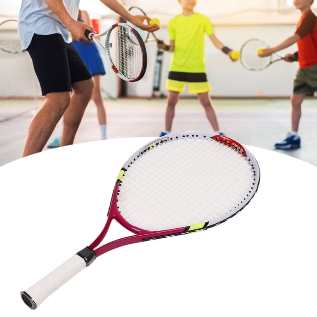 Kids Tennis Racquet, Comfortable Handle Easy To Storage Children Tennis Racket 23in Nylon Wire Fine Stability for Competition
