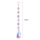 thumbnail image 1 of Adorno de campanillas de viento de cristal, cuentas de color AB, colgante para decoración de habitación (H) Likrtyny Libre de BPA, 1 of 8
