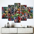 thumbnail image 6 of Boy Room Art, Children Canvas, Kids Room Wall Decor, Wall Decor, Cartoon Printed Canvas, Wall Decor Canvas Art, Super Heros Canvas, Canvas Wall Decor - Natural Framed, 6 of 9
