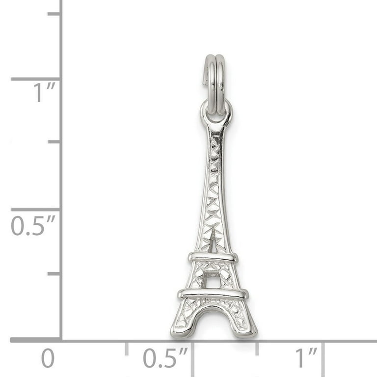 Eiffel tower silver best sale charm