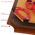 thumbnail image 4 of Router Table Corner Jig, Multi Functional Corner Template Anti Rusty R35 T35  for Woodworking, 4 of 7
