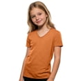 thumbnail image 2 of WOYY Toddler Boys V Neck Short Sleeve T-Shirt Casual Solid Basic T Shirt Kids Tee, Sizes 2-16, 2 of 5