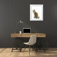thumbnail image 3 of Shefranov, Olga 20x24 White Modern Wood Framed Museum Art Print Titled - Ginger Cat, 3 of 4