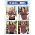 thumbnail image 4 of XCHQRTI Womens Love Heart T-Shirts Valentine's Day Graphic Tees Short Sleeve Plus Size Tops, 4 of 7