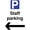 Color 4297, variant on Visitor Parking Left Arrow P Sign Parking Signs & Permits Metal Sign Tin Sign 12x16 Inch - Caution Safety Warning Security Signs Indoor & Outdoor Signs for Home, Office, Work