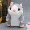 thumbnail image 4 of Ruanlalo Cute Talking Nod Hamster Mouse Record Chat Pet Plush Toy Gift for Kids, 4 of 6