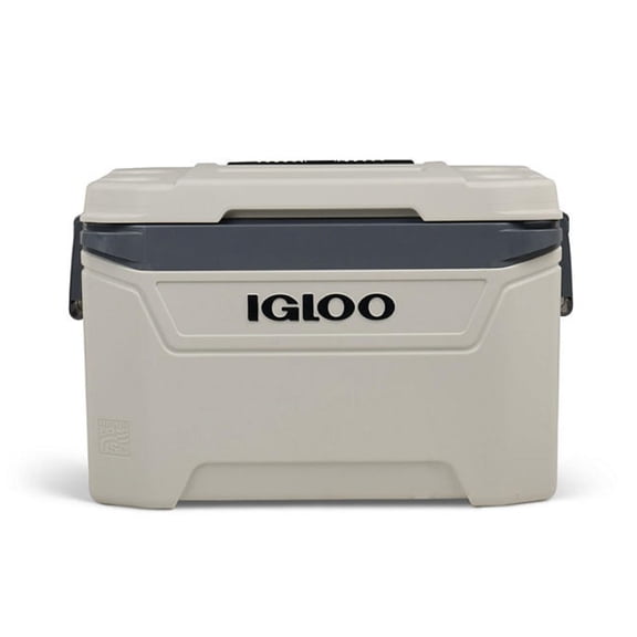 Igloo 35140 60-Quart Sunset Roller Cooler, Bone White/Gray