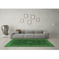 thumbnail image 3 of Ahgly Company Indoor Square Oriental Emerald Green Modern Area Rugs, 8' Square, 3 of 4