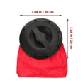 thumbnail image 4 of OULII Lot de 1 Housse de Trappe de Kayak pour Protection de la Vie Privée et Imperméabilisation Rond Noir ABS 7.9x7.9x9.8in, 4 of 7