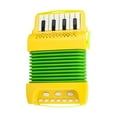 thumbnail image 2 of 10 Keys 8 Bass Piano Accordion Music Educational for Children Kids Beginner Yellow, 2 of 8