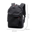 thumbnail image 1 of Mochila para ordenador de hombre, de gran capacidad, informal, sencilla, moderna, de viaje, para estudiantes de secundaria, 1 of 6