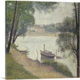 thumbnail image 1 of ARTCANVAS Gray Weather - Grande Jatte 1888 Canvas Art Print by Georges Seurat - Size: 12" x 12" (0.75" Deep), 1 of 9