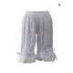 thumbnail image 5 of Pantalones cortos de encaje, pantalones de pierna ancha, atuendo de verano, diseño elegante transpirable, ropa de mujer de cintura alta para Prendas para la parte inferior del cuerpo Blanco L Guardurnaity AP019240-08, 5 of 6