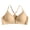 Beige, variant on Minimizer Bras for Women Deep V Racerback Comfy No Underwire Front Closure Bra Womens Seamless Jelly Bras 1 PC