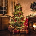 thumbnail image 2 of 5FT Artificial Christmas Tree, Holiday Xmas Tree Decoration Pine Tree with 500 Branch Tips, Solid Metal Stand included, 2 of 7
