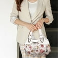 thumbnail image 4 of Bolso de mujer bolso de cuero suave simple bolso de hombro de viaje diario de gran capacidad, 4 of 5