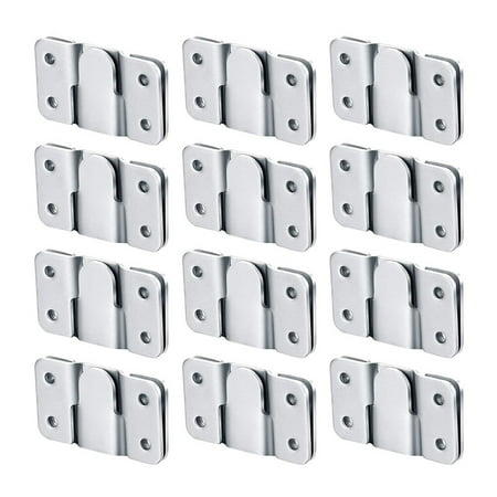 

24 Pcs Mountain Buckle Heavy Duty Shelf Brackets Picture Frame Hangers Interlocking Photo Hook Hooks Keyhole