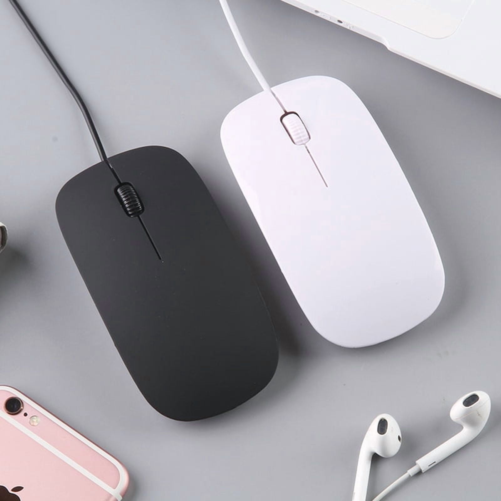 New USB Wired Computer Mouse 1000 DPI Mice Mute Button For Laptop PC Computer Gamer Wired Mouse Gaming Mouse