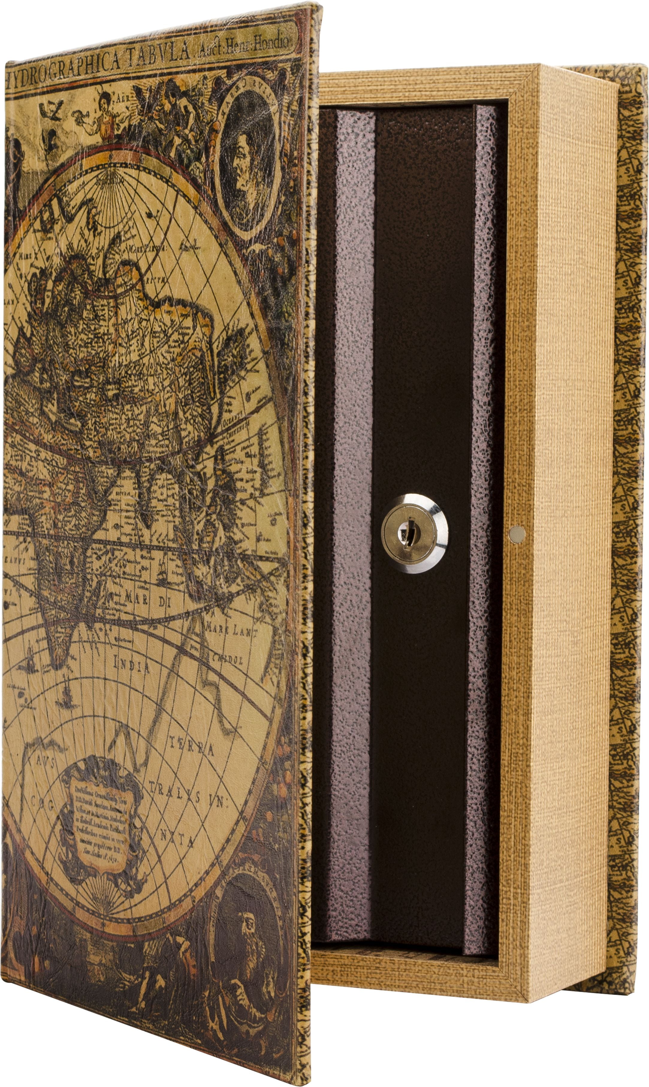Details about   Key Lock Box Antique Storage Book Safe Decorative Hidden Vintage Gift Home Art 