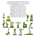 thumbnail image 4 of Shengyu Materials And Elegant Frog Decor For Home Green Add Charm To Home Garden Decor Couple Frog E 1Set, 4 of 6
