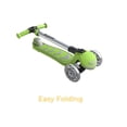thumbnail image 3 of Yvolution Y Glider Kick & Roll 3-Wheel Scooter with LED Wheels - Green, 3 of 5