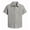 Grey, variant on Boys Button down Shirts Short Sleeve Casual Cuban Shirt Summer Beach Shirts with Pocket,Size 6-14 Years Blue 140