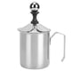thumbnail image 1 of Espumador de leche manual Jadeshay Acero inoxidable 304 Plata 400 cc, 1 of 8