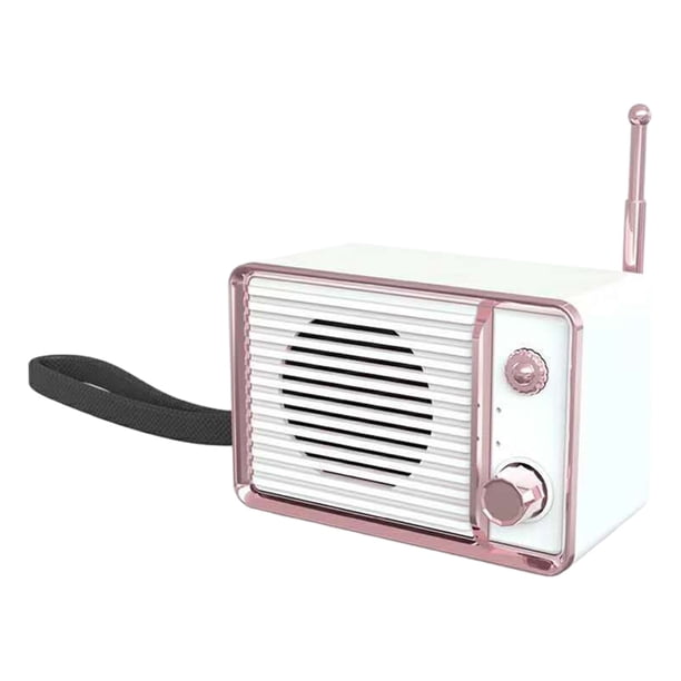Pisexur Electrónica para Hombres DW01 Audio Inalámbrico Bluetooth Portátil para Exteriores Estilo Retro Creativo Regalo Emocional TV Altavoz Inalámbrico Bluetooth Electrónica para Niños, Organizador