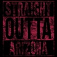 thumbnail image 6 of Straight Outta Arizona - Phoenix Football Hometown Pride Hoodie - X-Large - Black, 6 of 6