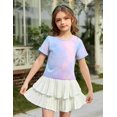 thumbnail image 3 of Arshiner Girls Short Sleeve Summer Shirts Crop Top Crew Neck Fashion Casual Tee, 3 of 6