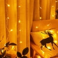 thumbnail image 4 of Serie de Luces La Merced  Decorativa NavideñaLuz Led Cálida 400 Focos 8 Funciones Cable Transparente 18 m, 4 of 7
