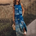 thumbnail image 1 of LOVZFMLL Robes Femmes Été Mode Sans Manches Col en V Robe Pull, 1 of 5