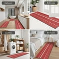 thumbnail image 5 of Red Christmas Pattern Kitchen Rugs Sets Of 3,Kitchen Runner Rugs Non Skid Washable,Decorative Kitchen Floor Mats for Kitchen,Sink,Laundry,17"x30"+ 17"x47" + 17"x59", 5 of 6