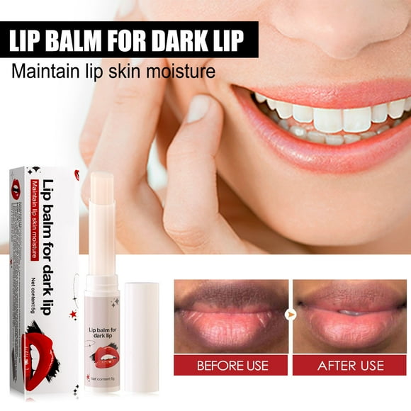 SIfdSeng Lip Stains Natural Lip Balm for Dark Lips Effective Lip Care for Fade of Lip Hydrating and Nourishing Formula Black Lipstick