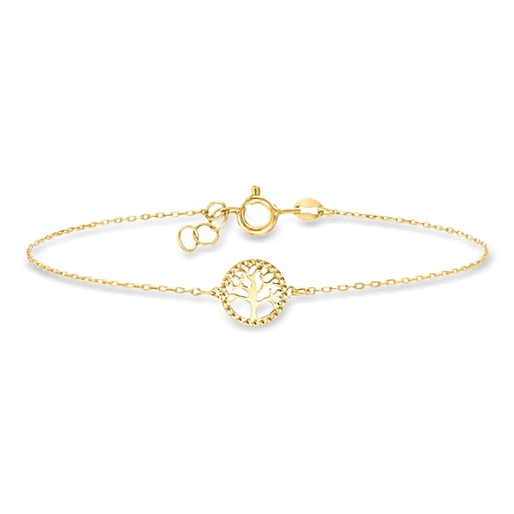Ross-Simons Italian 10kt Yellow Gold Tree Of Life Bracelet, Women's, Adult