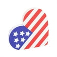 thumbnail image 4 of Panneau en Bois 4 Juillet Étoile Patriotique Logo USA Décoration de Bureau Fête de l'Indépendance Commémoration Fête du Travail Décoration de Table à Manger Centre en Bois, 4 of 9