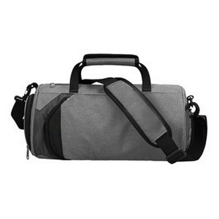 

Small Gym Bag for Women and Men Workout Bag for Sports and Weekend Getaway Waterproof Dufflebag with Shoe and Wet Clothes Compartments，Dark gray ，Dark gray F44067