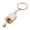 White, variant on Funny Polished Turbocharger Alloy Keychain With Car Part Design For Keys Bag Alloy Black One Size Car Fan Gift For All Season