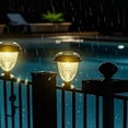 thumbnail image 4 of Solar Garden Lamps for Outdoor Use Colorful Glow Pool Light for Stairs Patios Fences and More 4PCS, 4 of 6