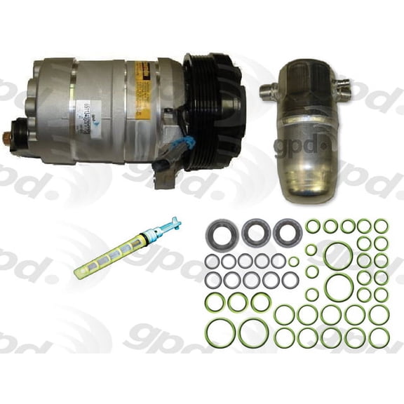 Global A/C Compressor Kit 9611650 Fits select: 1999 CADILLAC COMMERCIAL CHASSIS, 1998 CADILLAC DEVILLE