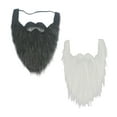 thumbnail image 4 of Accesorios para disfraz de Barba postiza larga Soledad 2 uds Blanco negro, 4 of 10