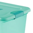 thumbnail image 3 of Open Box Sterilite 25 Quart Fresh Scent Stackable Plastic Storage Box Container, 3 of 5