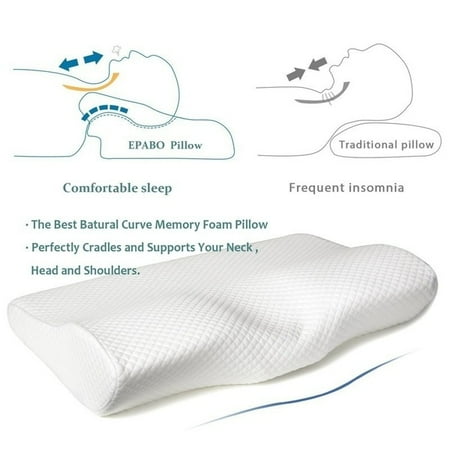 Anti Snore Slow Rebound Memory Foam Pillow Cervical Pillow For