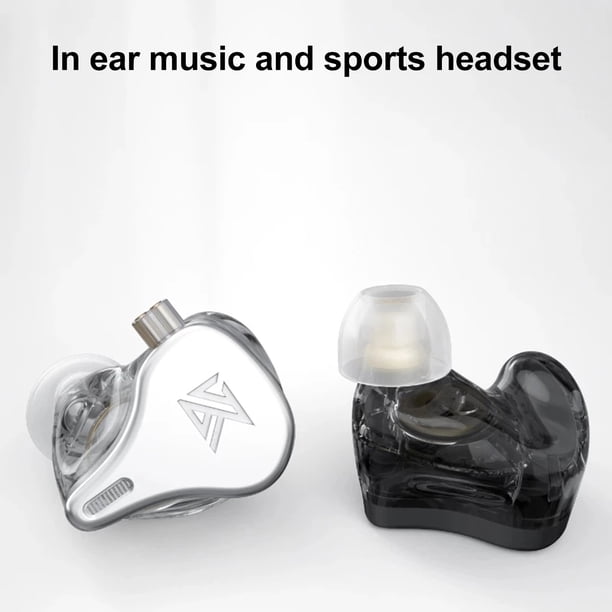 Gwong Electrónica KZ DQ6 Dynamic Wired in-Ear Reducción de ruido Auricular deportivo FII con micrófono