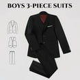 thumbnail image 3 of Lycody Boy's Formal Suit Set 3 piece Slim Fit Kids Tuxedo Suits for Wedding Teen Toddler Boy Dress Suit Outfit, 3 of 6