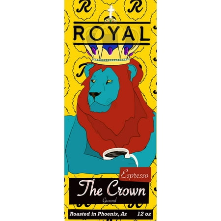 Royal Coffee Bar - Crown Espresso Blend, Ground Bean, Medium Roast, 12oz