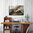 thumbnail image 2 of Surrender of Lord Cornwallis Yorktown Canvas Poster Modern Aesthetic Picture Wall Art Home Office Decoration Painting Holiday Gift, 2 of 10